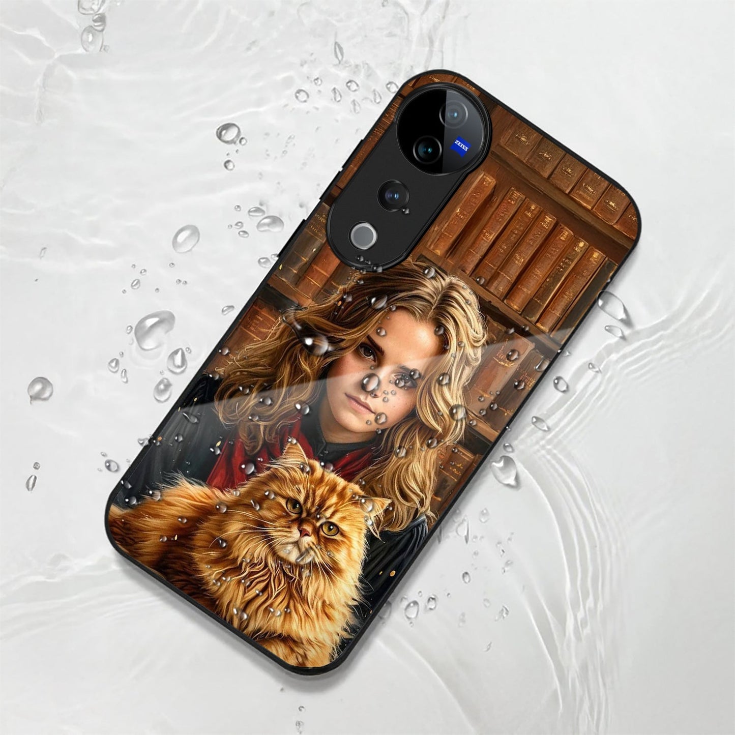 Vivo V40 Pro 5G Premium Acrylic Shockproof Glass Back Case (Hermione)