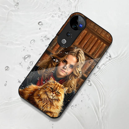 Vivo V40 Pro 5G Premium Acrylic Shockproof Glass Back Case (Hermione)