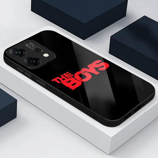 Oppo Reno 14 5G Premium Acrylic Shockproof Glass Back Case (The Boys)