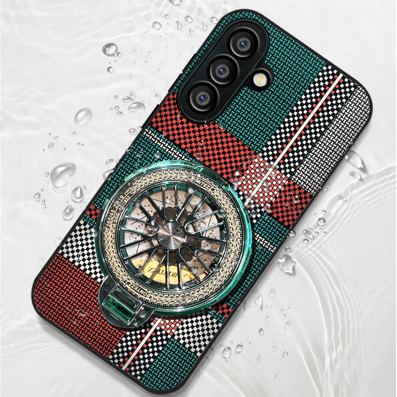 Samsung Galaxy A36 5G Premium Stress Buster Wheel Grid Pattern Back Case