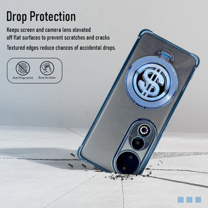 Vivo V40 Pro 5G Four Corner Airbags 100% Original Astro Money Magnet Rotating Dollar Case