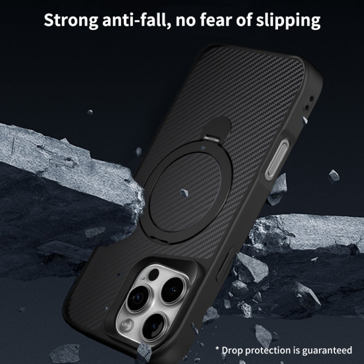 Carbon Fiber Texture TPU Magnetic iPhone Case