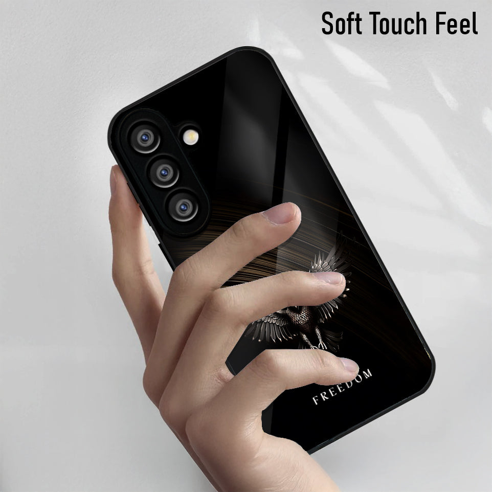 Samsung Galaxy A36 5G Premium Acrylic Shockproof Glass Back Case (Freedom)