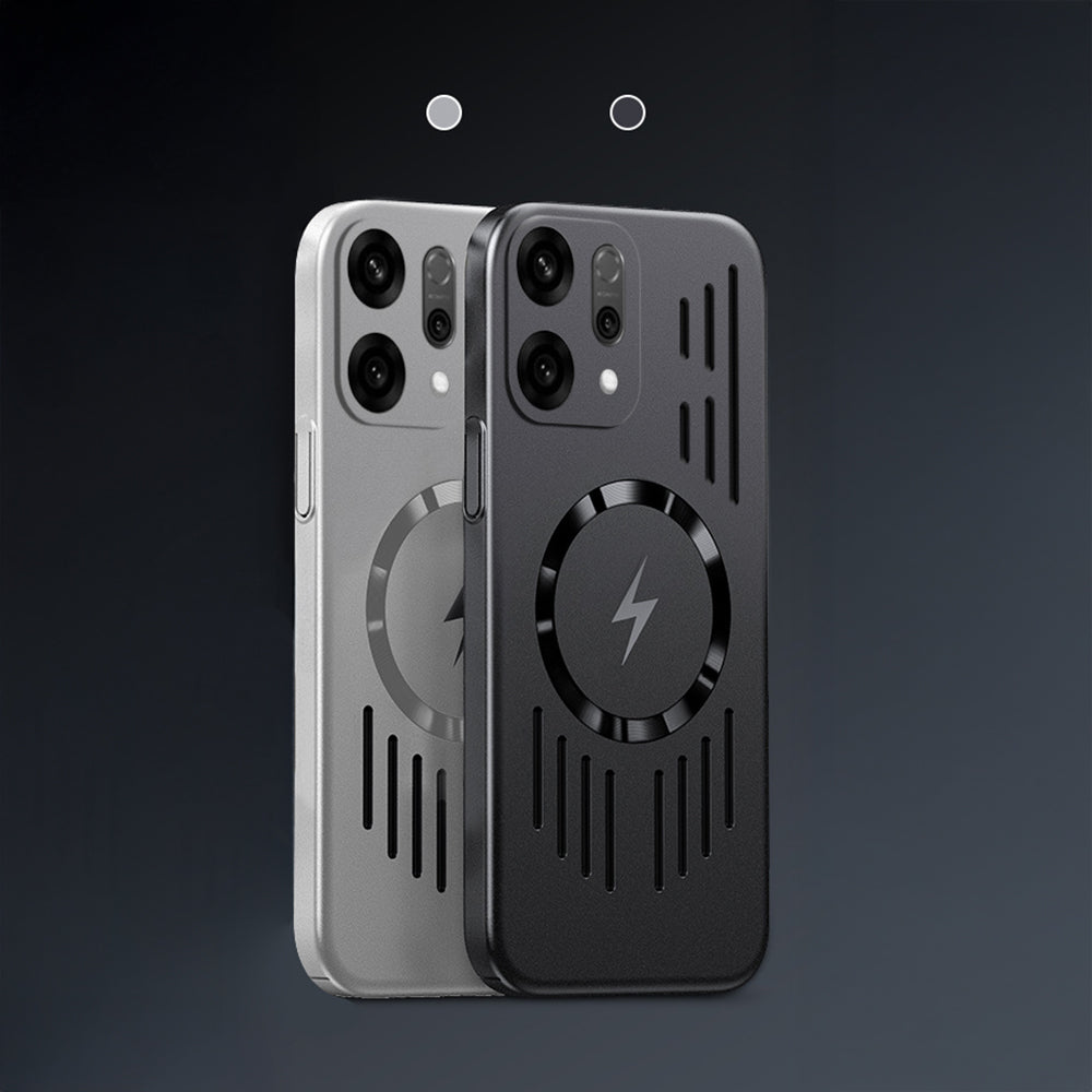 Oppo Reno 14 5G Rugged Metal Magsafe Anti-Scratch Back Case