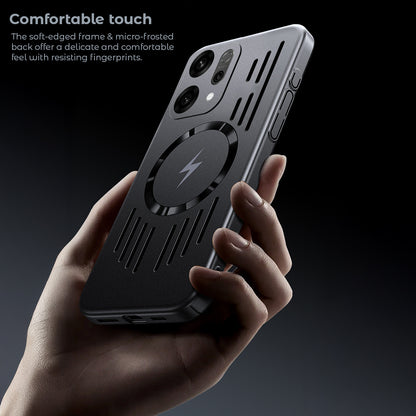 Oppo Reno 14 5G Rugged Metal Magsafe Anti-Scratch Back Case