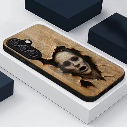 Samsung Galaxy A36 5G Premium Acrylic Shockproof Glass Back Case (Horror Art)