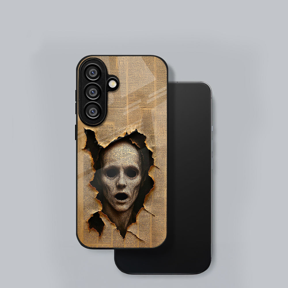 Samsung Galaxy A36 5G Premium Acrylic Shockproof Glass Back Case (Horror Art)