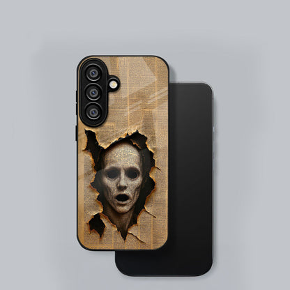 Samsung Galaxy A36 5G Premium Acrylic Shockproof Glass Back Case (Horror Art)