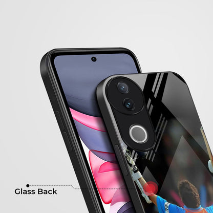 Vivo V50 5G Premium Acrylic Shockproof Glass Back Case (Master Blaster)