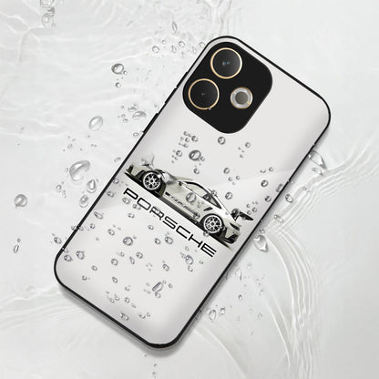 Oppo A5 Pro 5G Premium Acrylic Shockproof Glass Back Case (Porsche)