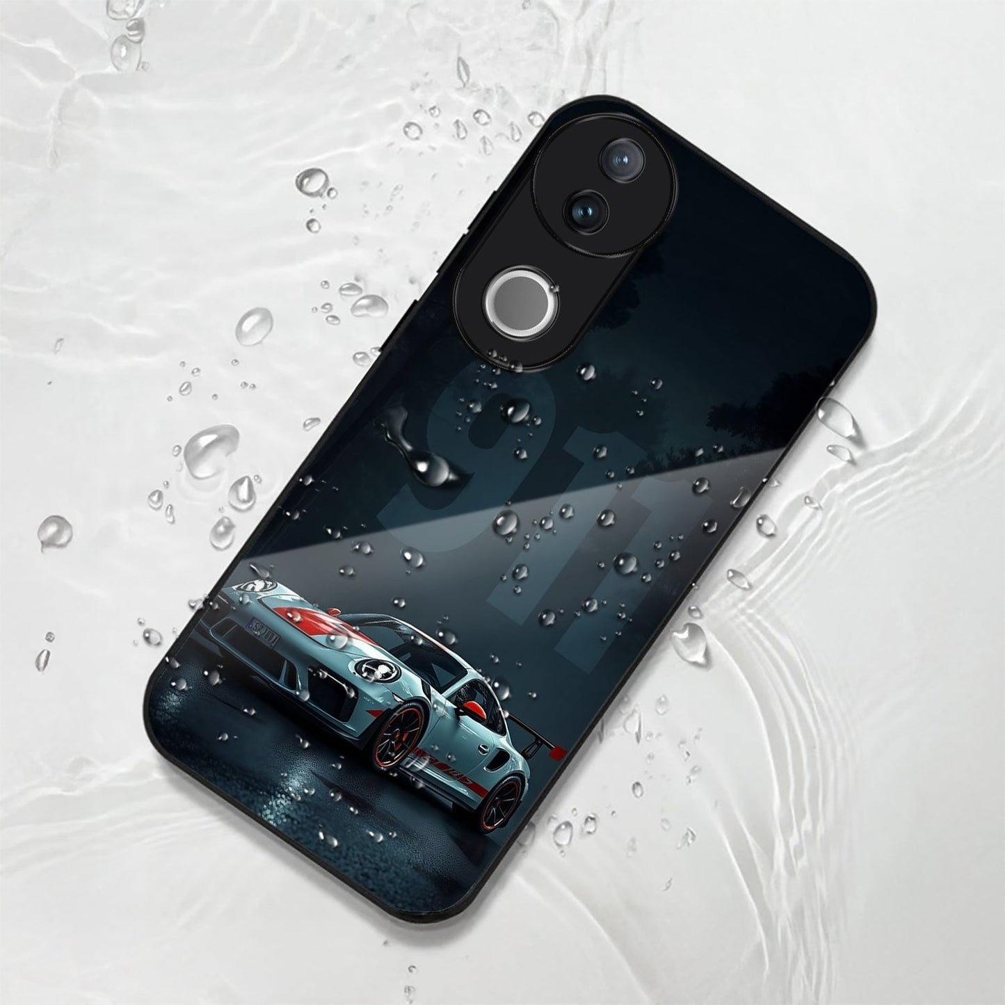 Vivo V50 5G Premium Acrylic Shockproof Glass Back Case (GTR-911)