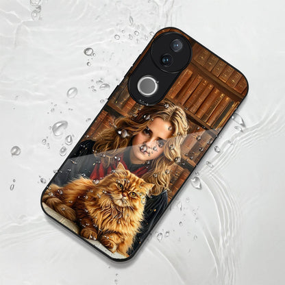 Vivo V50 5G Premium Acrylic Shockproof Glass Back Case (Hermione)