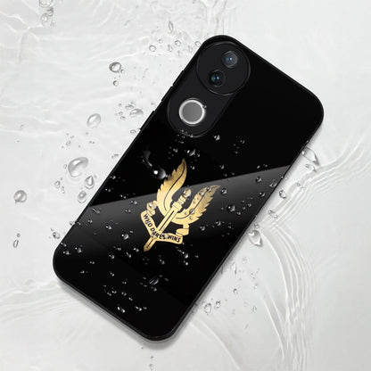 Vivo V50 5G Premium Acrylic Shockproof Glass Back Case (Dares Wins)