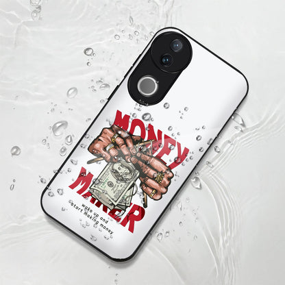 Vivo V50 5G Premium Acrylic Shockproof Glass Back Case (Money Maker)