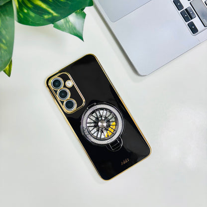 Samsung Galaxy A35 5G Stress Buster Wheel Silicone Scratch Resistant Back Case