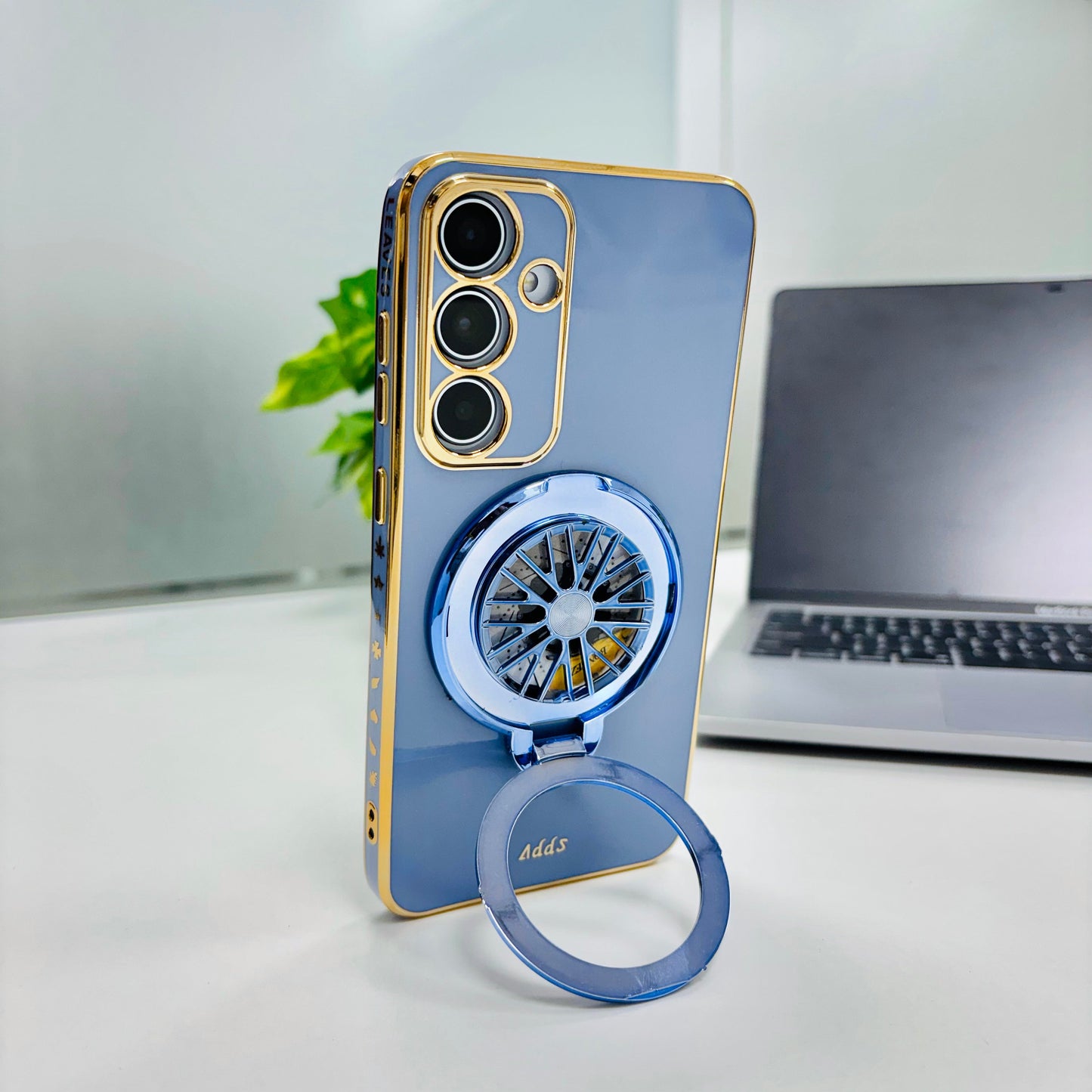 Samsung Galaxy A55 5G Stress Buster Wheel Silicone Scratch Resistant Back Case