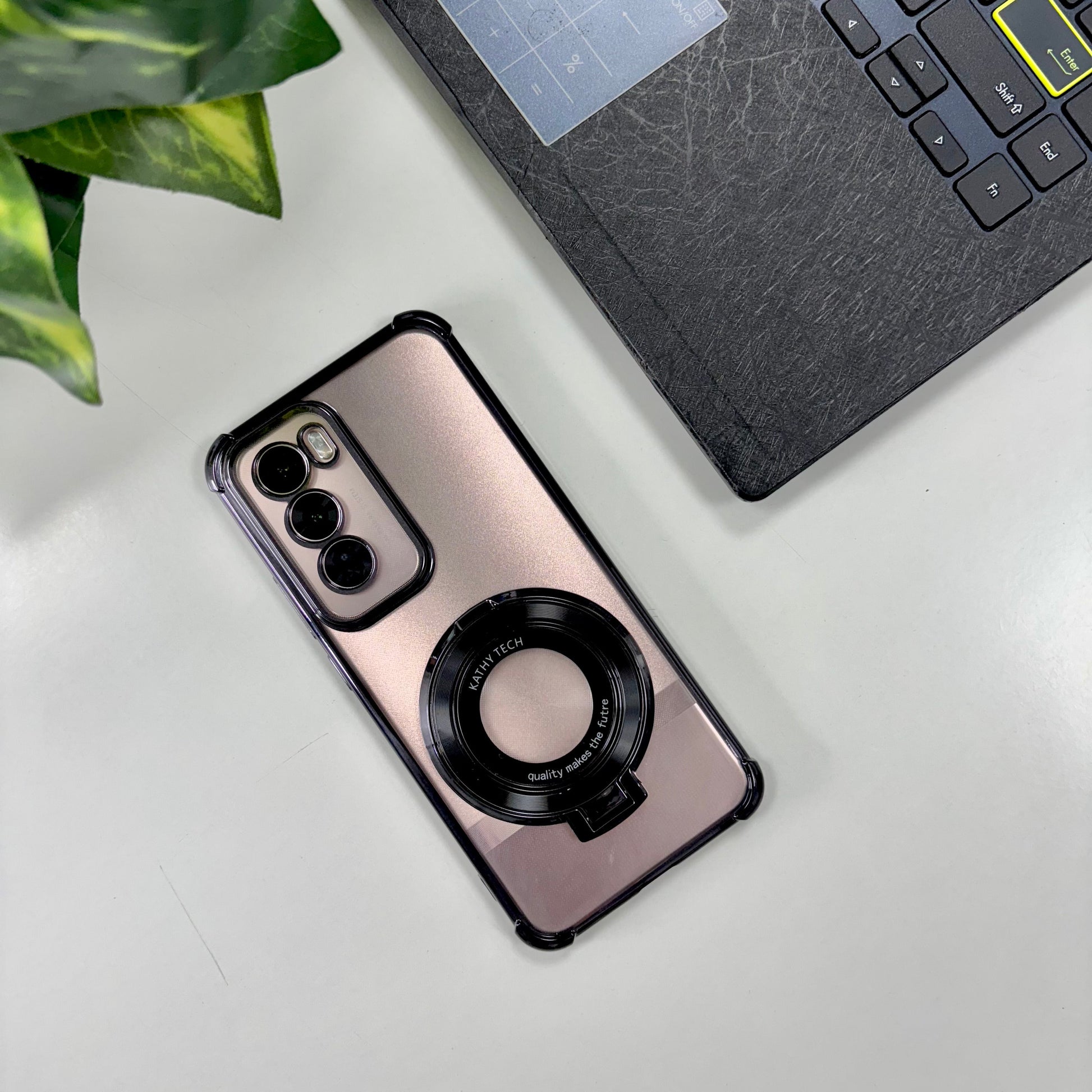 black Oppo Reno 12 5G case