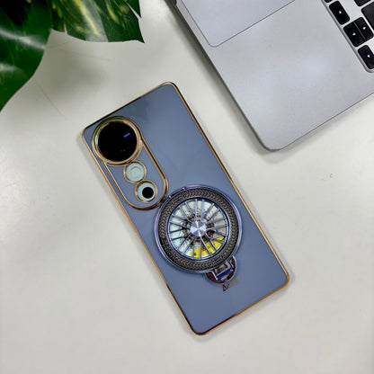 Vivo V40 Pro 5G Stress Buster Wheel Silicone Scratch Resistant Back Case