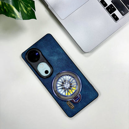 Vivo V40 5G Stress Buster Wheel Skin Feel Scratch Resistant Back Case