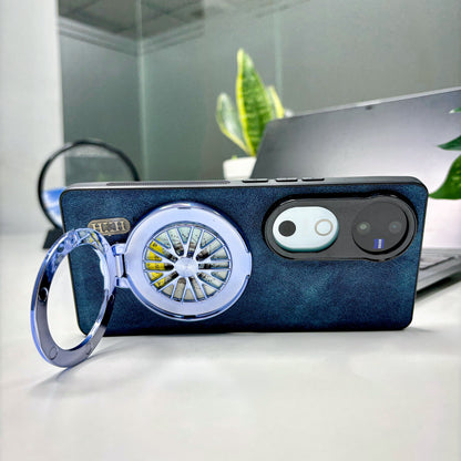 Vivo V40 5G Stress Buster Wheel Skin Feel Scratch Resistant Back Case