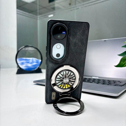 Vivo V40 5G Stress Buster Wheel Skin Feel Scratch Resistant Back Case