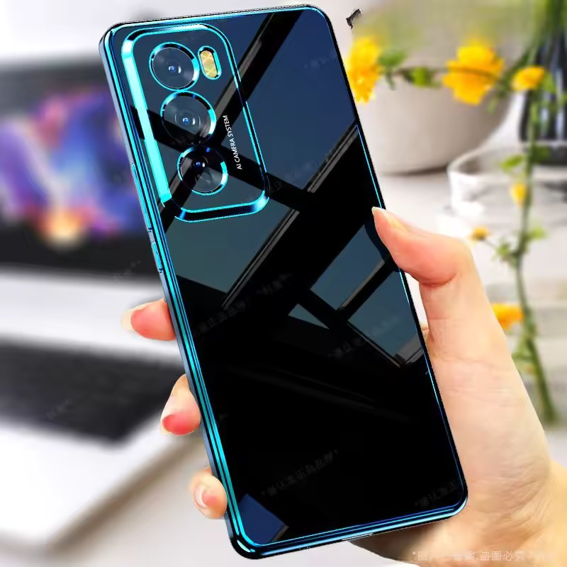 SEAHAI Cover Per Xiaomi Redmi Note 12 Pro 4G - Custodia Ultrasottile TPU A Gradiente Viola/Blu - Antiurto Con Cuscinetti D'Aria