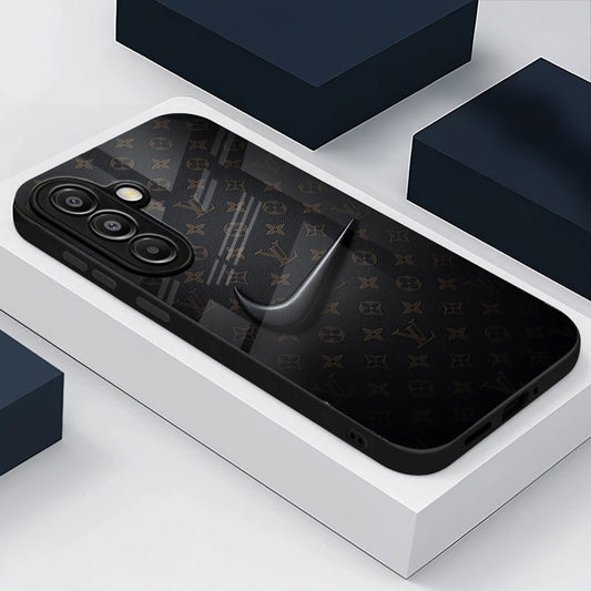 Samsung Galaxy A36 5G Premium Acrylic Shockproof Glass Back Case (Luxury Pattern)