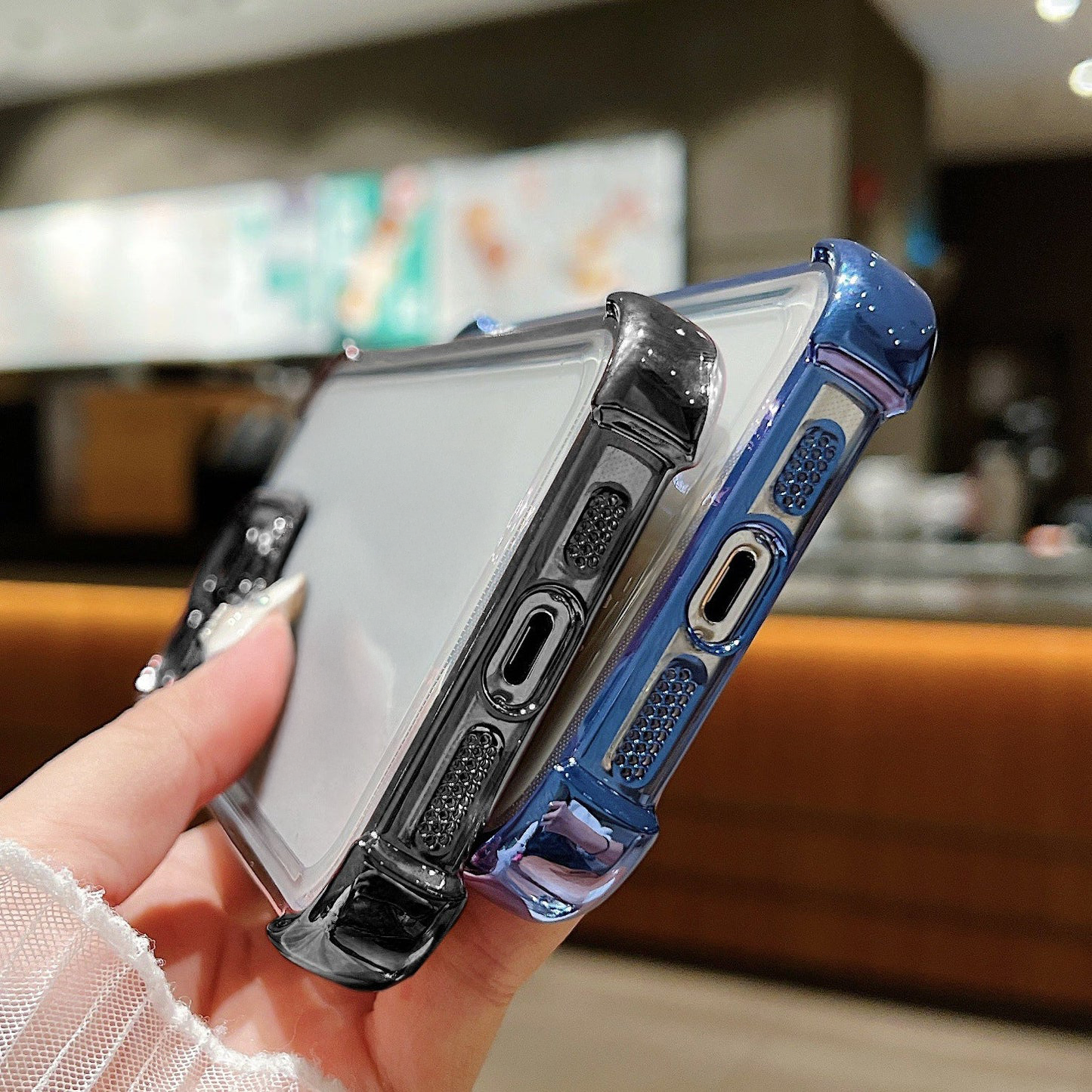 Motorola Edge 60 Fusion 5G Transparent Shockproof Case With Airbag Corners