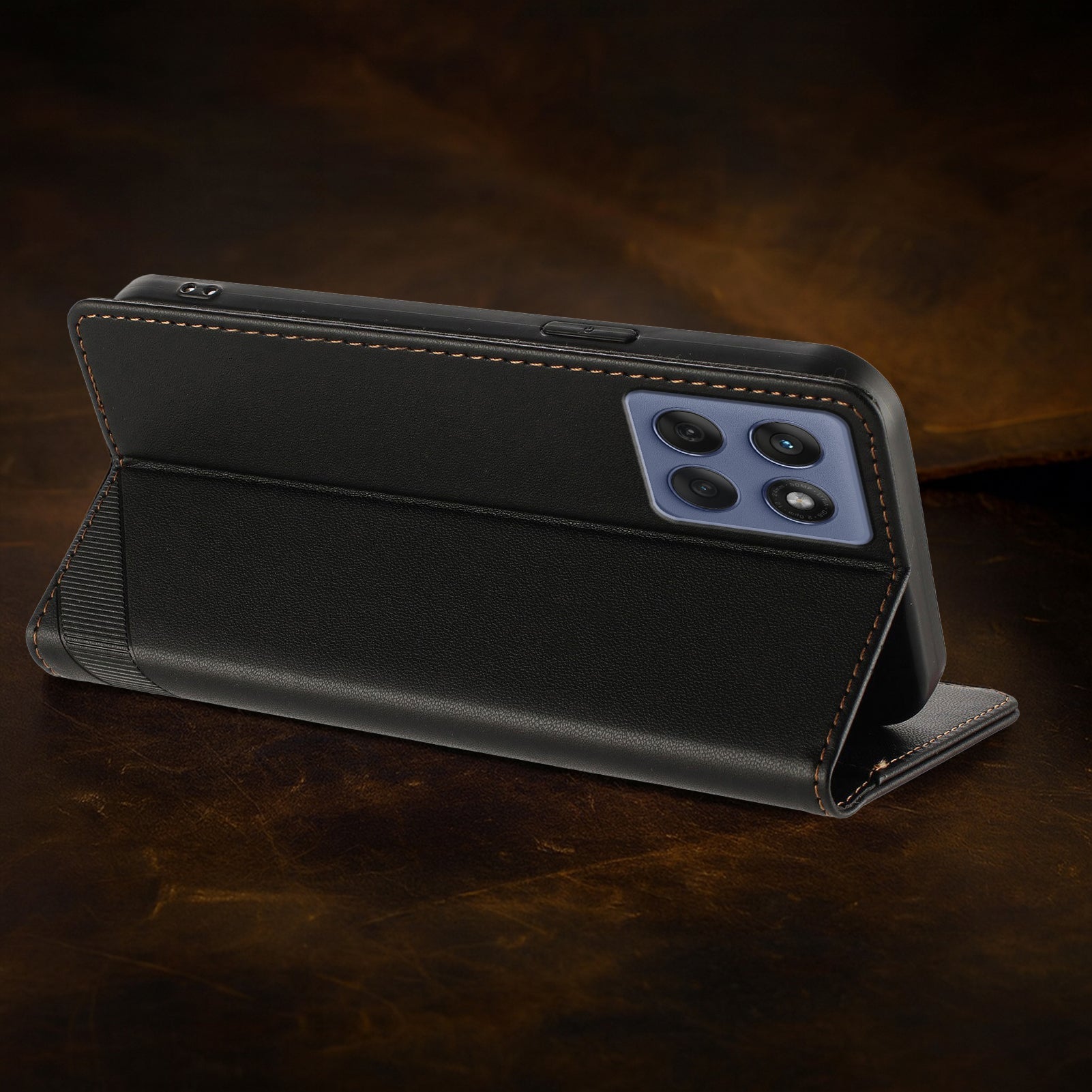 Zachte En Dunne Premium PU Leren Case Voor Motorola Edge 60 Motorola Edge 60 Fusion 5g Zwart Zachte En Dunne Premium PU Leren Case Voor Motorola Edge 60 Motorola Edge 60 Fusion 5g Zwart