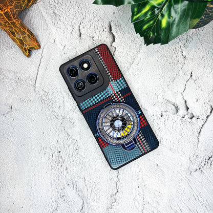 Motorola Edge 60 Fusion 5G Premium Stress Buster Wheel Grid Pattern Back Case
