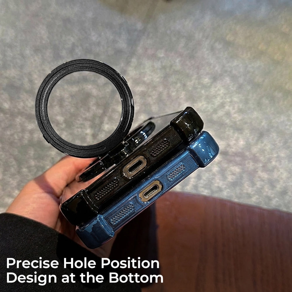 Nothing Phone 3a 5G Luxury Four Corner Invincible Bracket Ring Stand Case