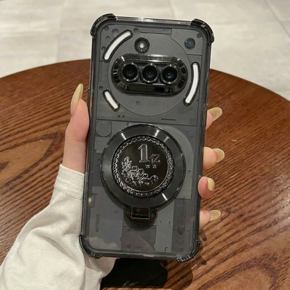 Nothing Phone 3a 5G Premium Billion Wheel Rotating Shockproof Airbags Case
