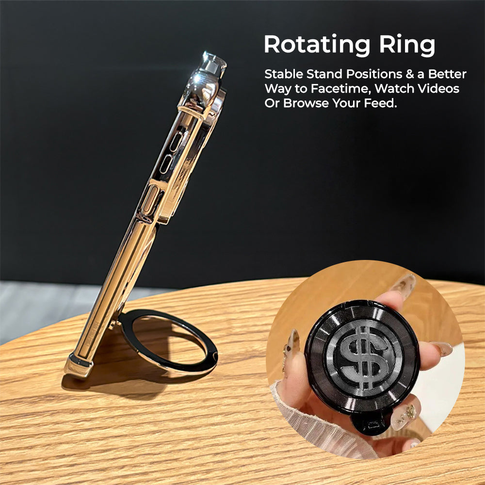 Nothing Phone 3a 5G Four Corner Airbags 100% Original Astro Money Magnet Rotating Dollar Case