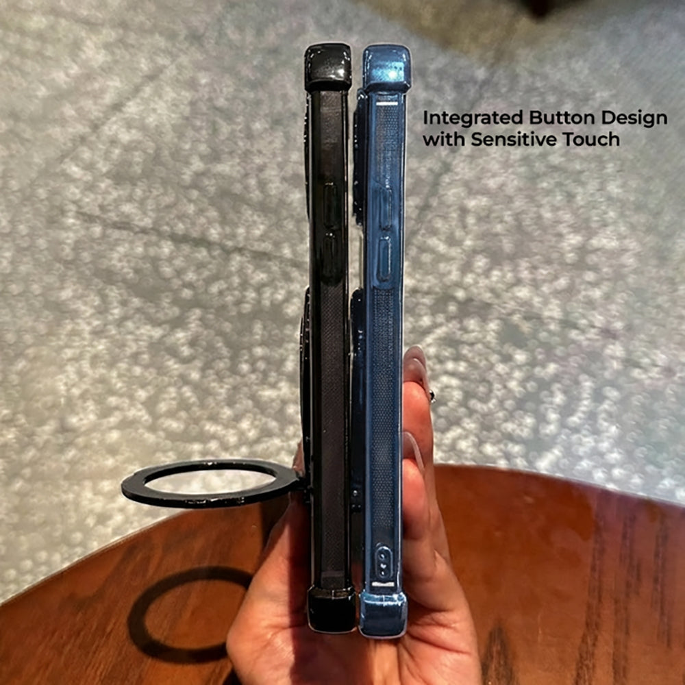 Nothing Phone 3a 5G Luxury Four Corner Invincible Bracket Ring Stand Case