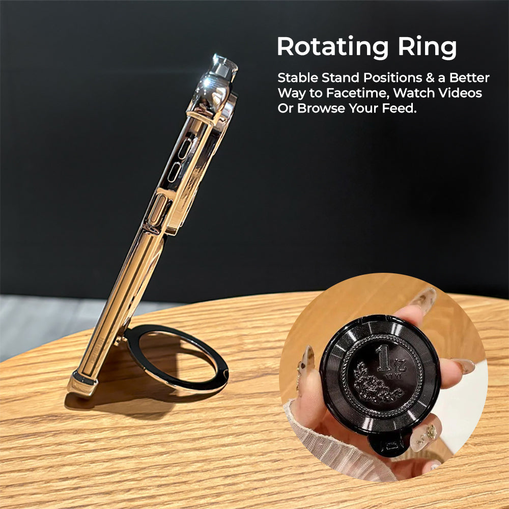 Nothing Phone 3a Pro 5G Premium Billion Wheel Rotating Shockproof Airbags Case