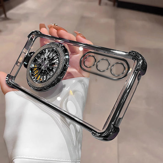 Oppo K12x 5G Premium Stress Buster Wheel Rotating Shockproof Airbags Case