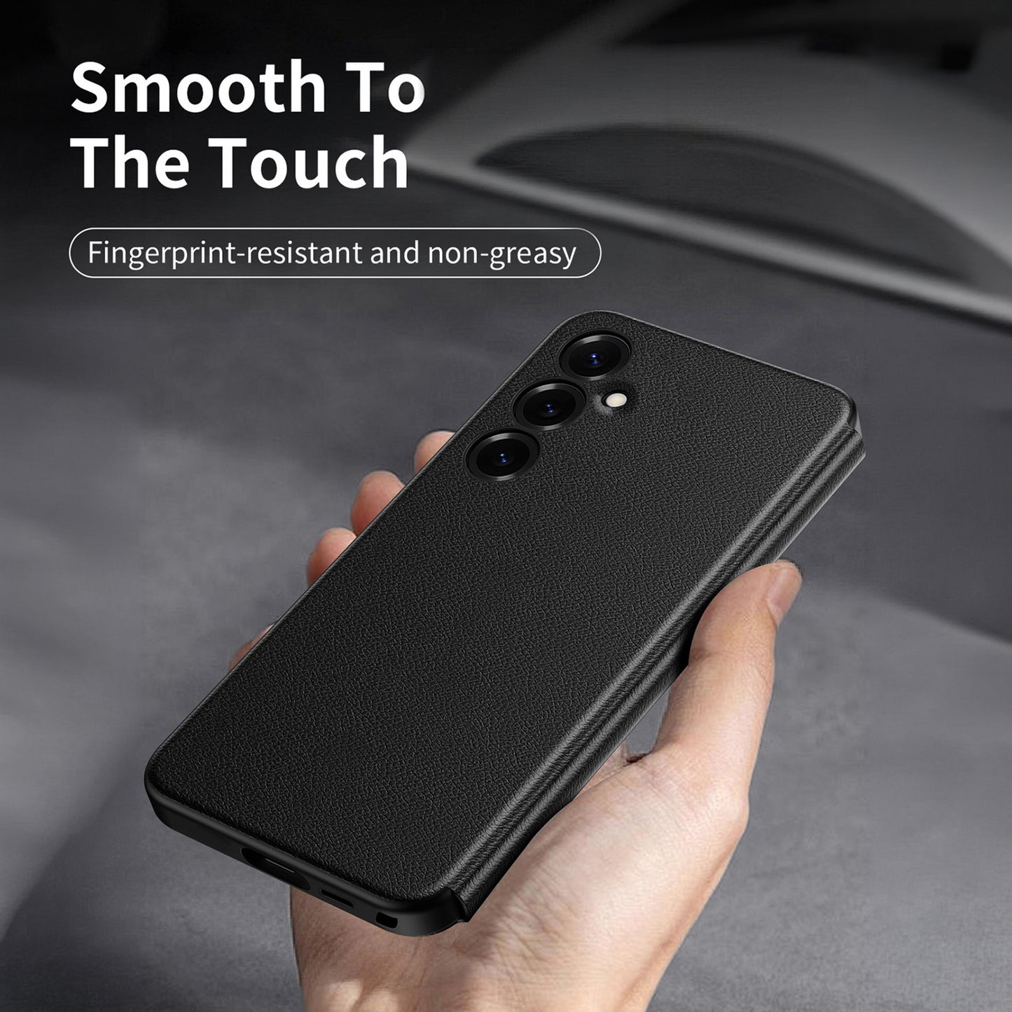 Samsung Galaxy S23 FE 5G Smart Side Window Flip Leather Case