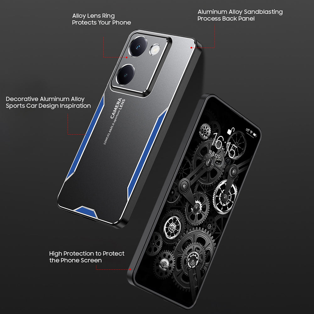 Vivo Y200 Pro 5G Luxury Aluminium Metal Frame Protective Case