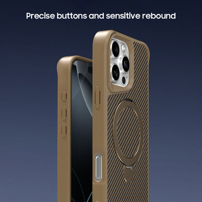 Carbon Fiber Texture TPU Magnetic iPhone Case