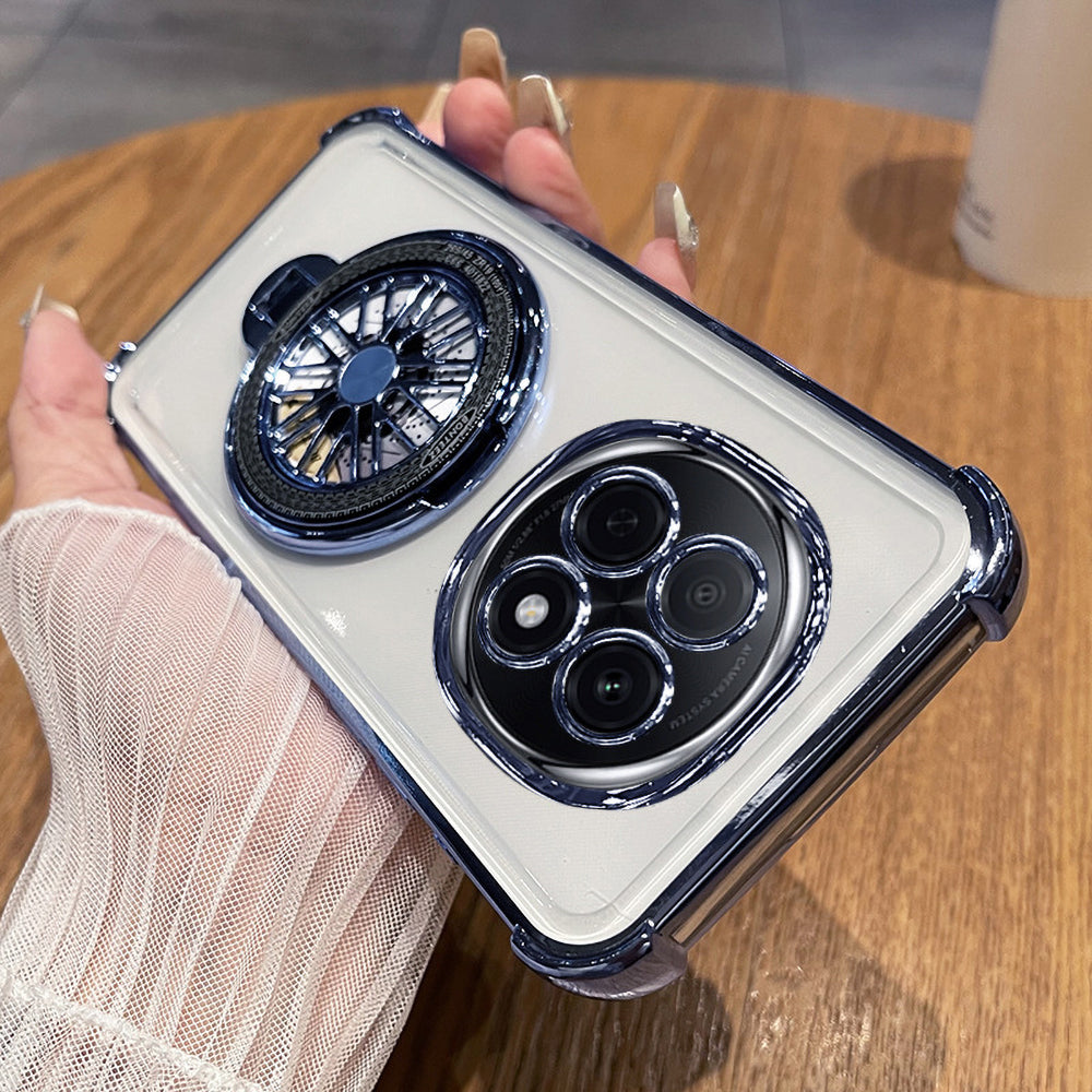 Oppo F29 Pro 5G Premium Stress Buster Wheel Rotating Shockproof Airbags Case