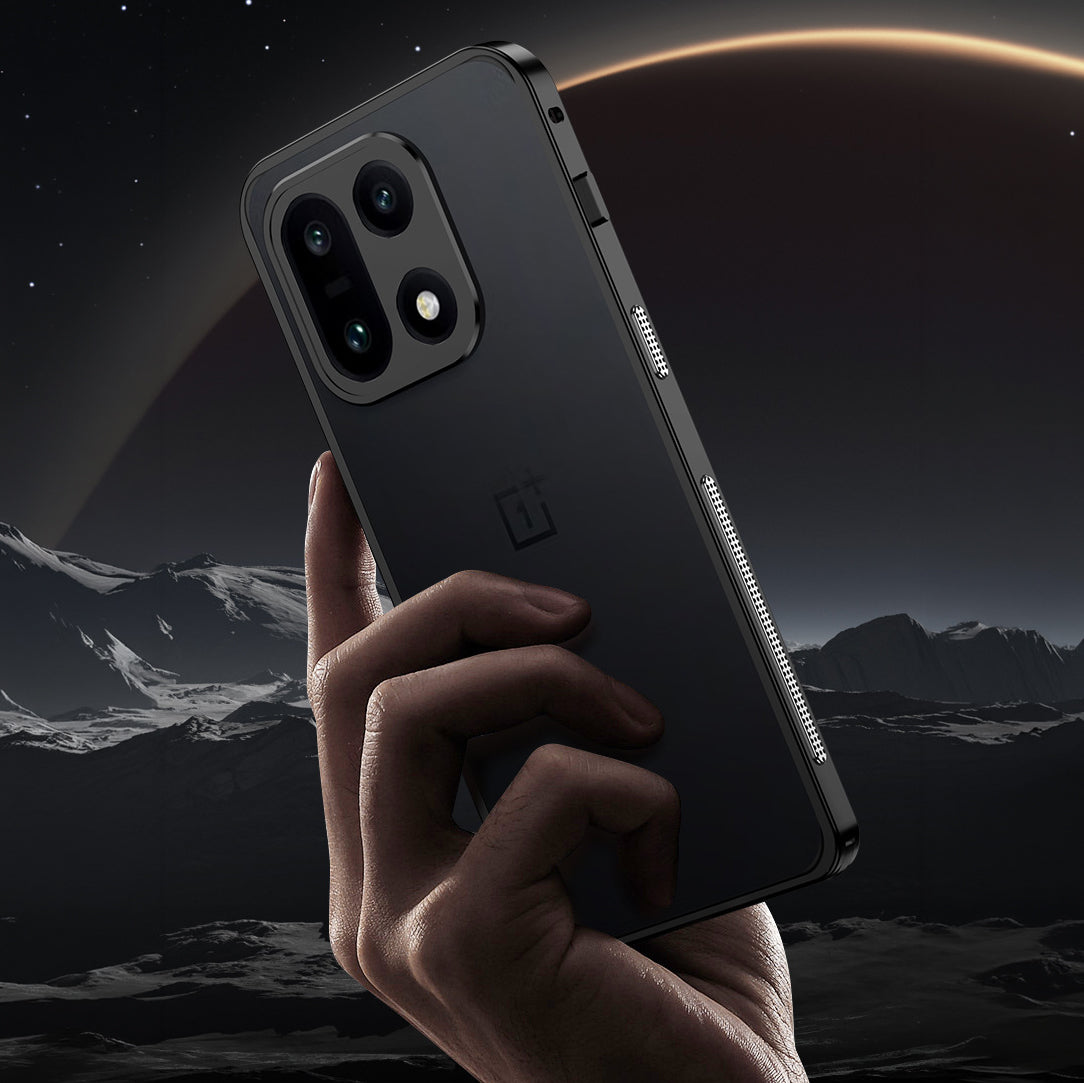 OnePlus 15 5G Aluminium Metal Frame Case With Metal Camera Lens Protection