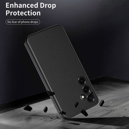 Samsung Galaxy S23 FE 5G Smart Side Window Flip Leather Case