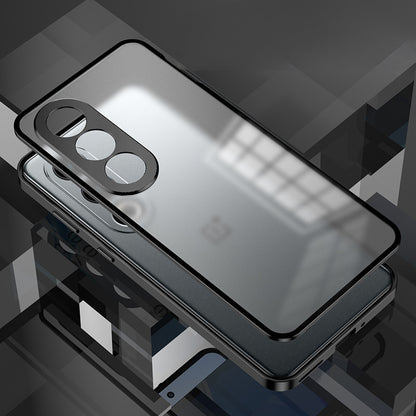 OnePlus Nord CE4 5G Aluminium Metal Bumper Shield Transparent Back Case