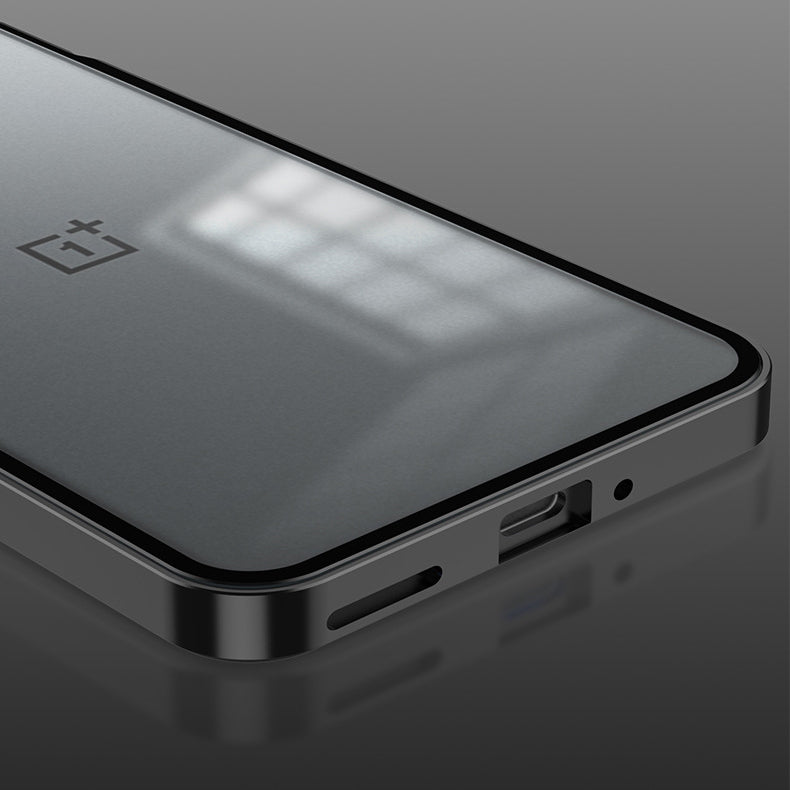 OnePlus Nord CE4 5G Aluminium Metal Bumper Shield Transparent Back Case