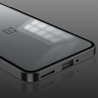 OnePlus Nord CE4 5G Aluminium Metal Bumper Shield Transparent Back Case