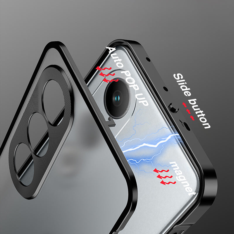 OnePlus Nord CE4 5G Aluminium Metal Bumper Shield Transparent Back Case