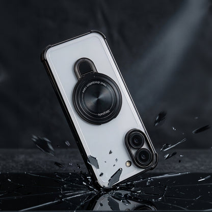 OnePlus Nord CE5 5G Luxury Four Corner Invincible Bracket Ring Stand Case