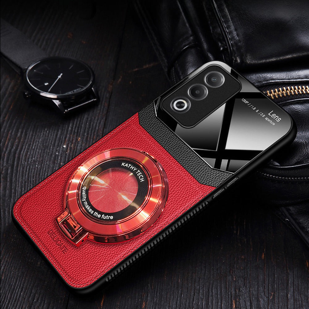 Oppo A3 Pro Luxury  Leather Lens case