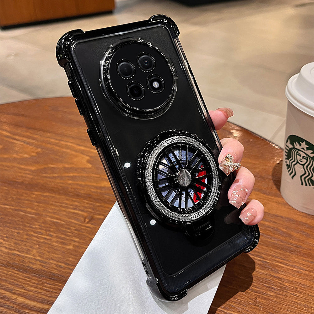 Oppo F31 Pro+ 5G Premium Stress Buster Wheel Rotating Shockproof Airbags Case