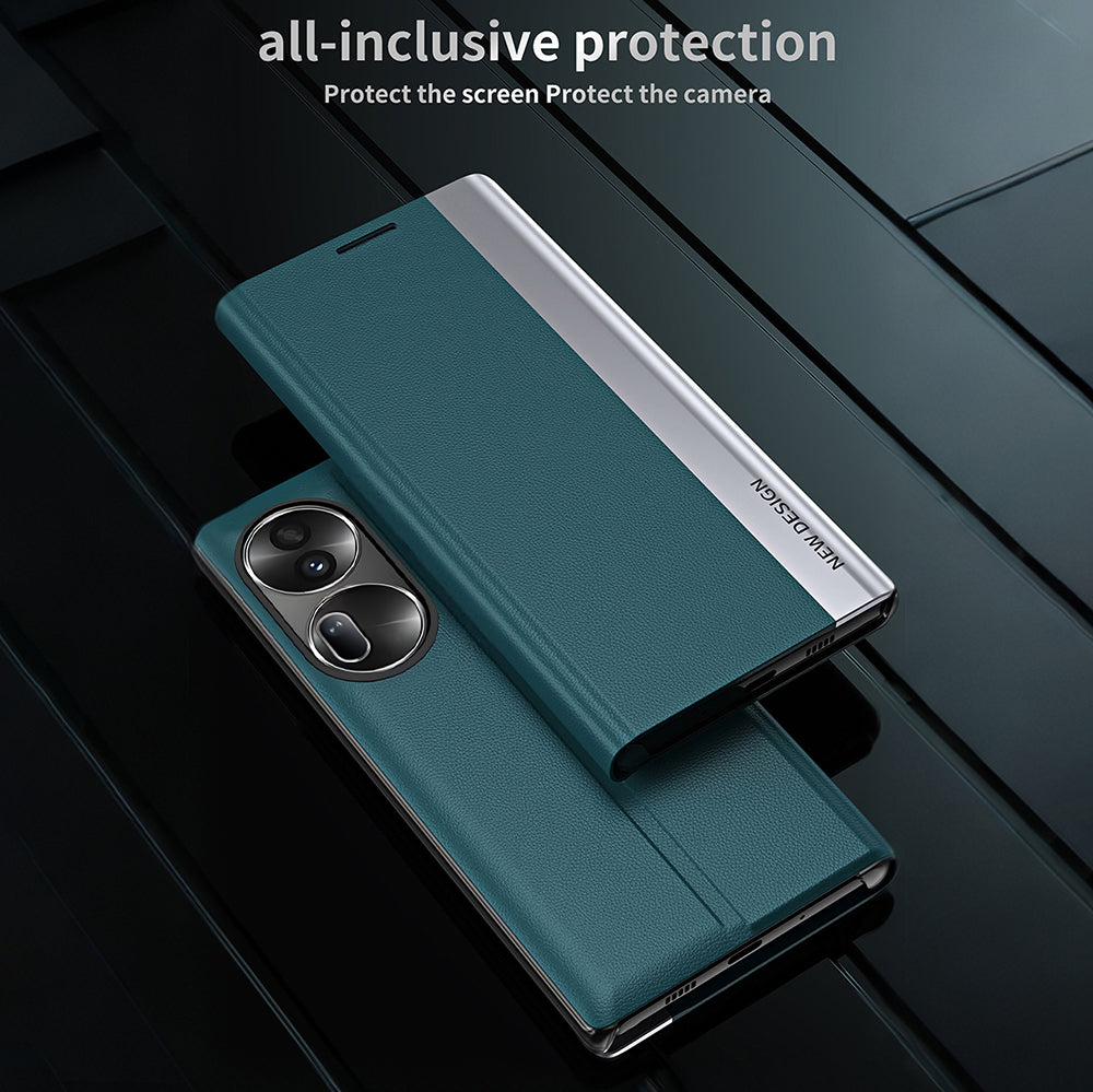 Custodia A Libro In Pelle Per Oppo Reno 11 Pro 5G – Cover Portafoglio Con Slot Carte E Supporto – Chiusura Magnetica – Colore Blu